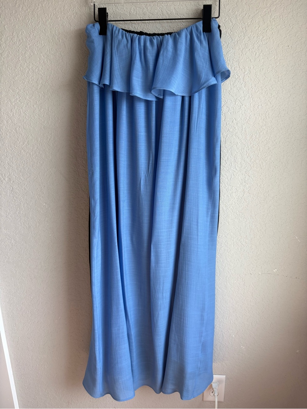 Beach Cover Up Bundle Strapless Ruffle Maxi dresses open front Medium